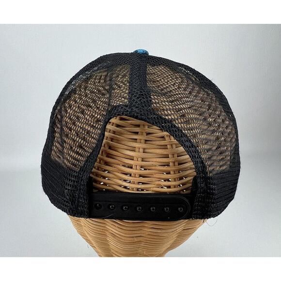 Cabela's Club Blue Camo Baseball Cap Hat Outdoors Hunting Fishing Snapback - Picture 5 of 9